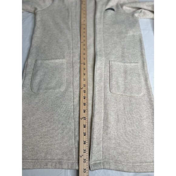 Columbia Montavilla Hooded Cardigan Hoodie Women’s Medium Pockets Stone Cream - Picture 9 of 13